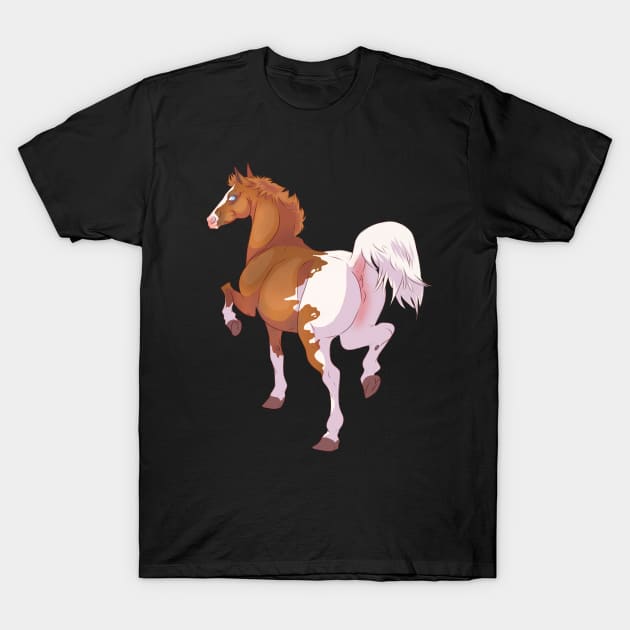 Trotting Horse T-Shirt by kelseydjpaint